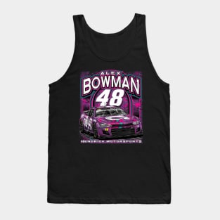 Alex Bowman Purple Car Tank Top